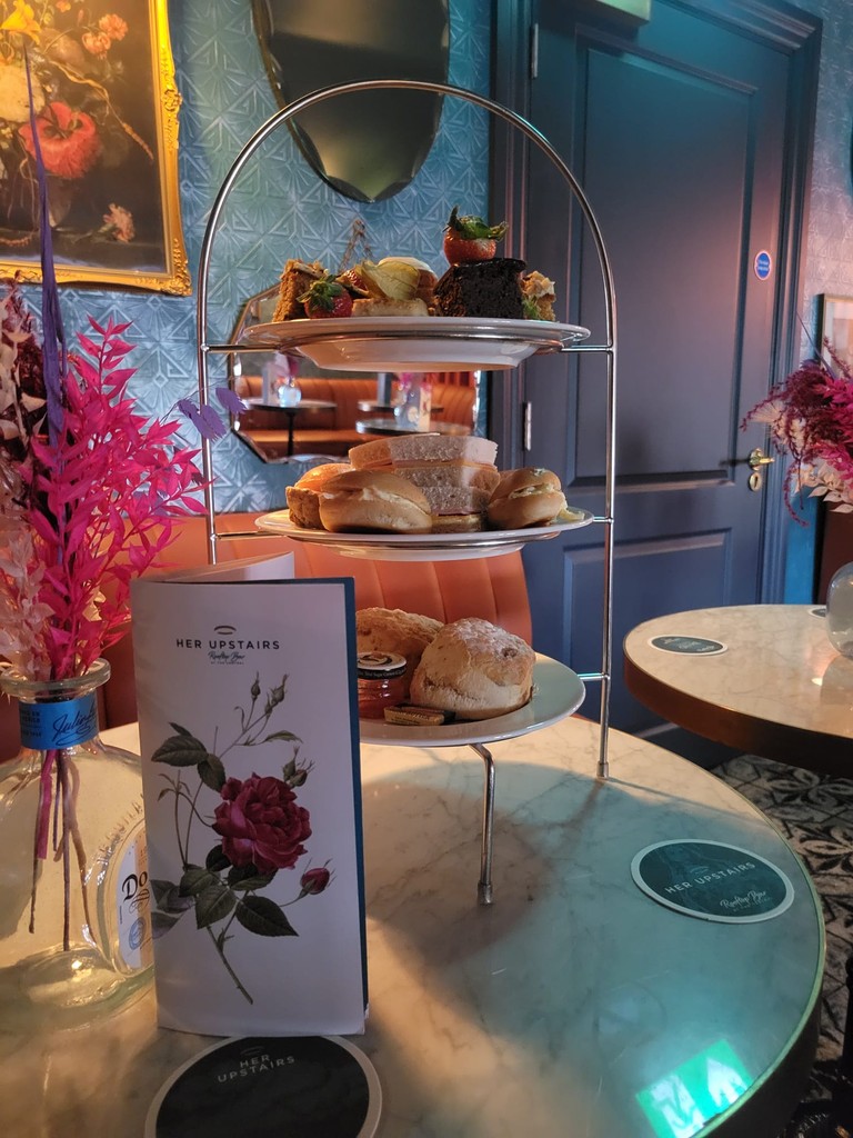 High Tea on a stand in the Good Rooms