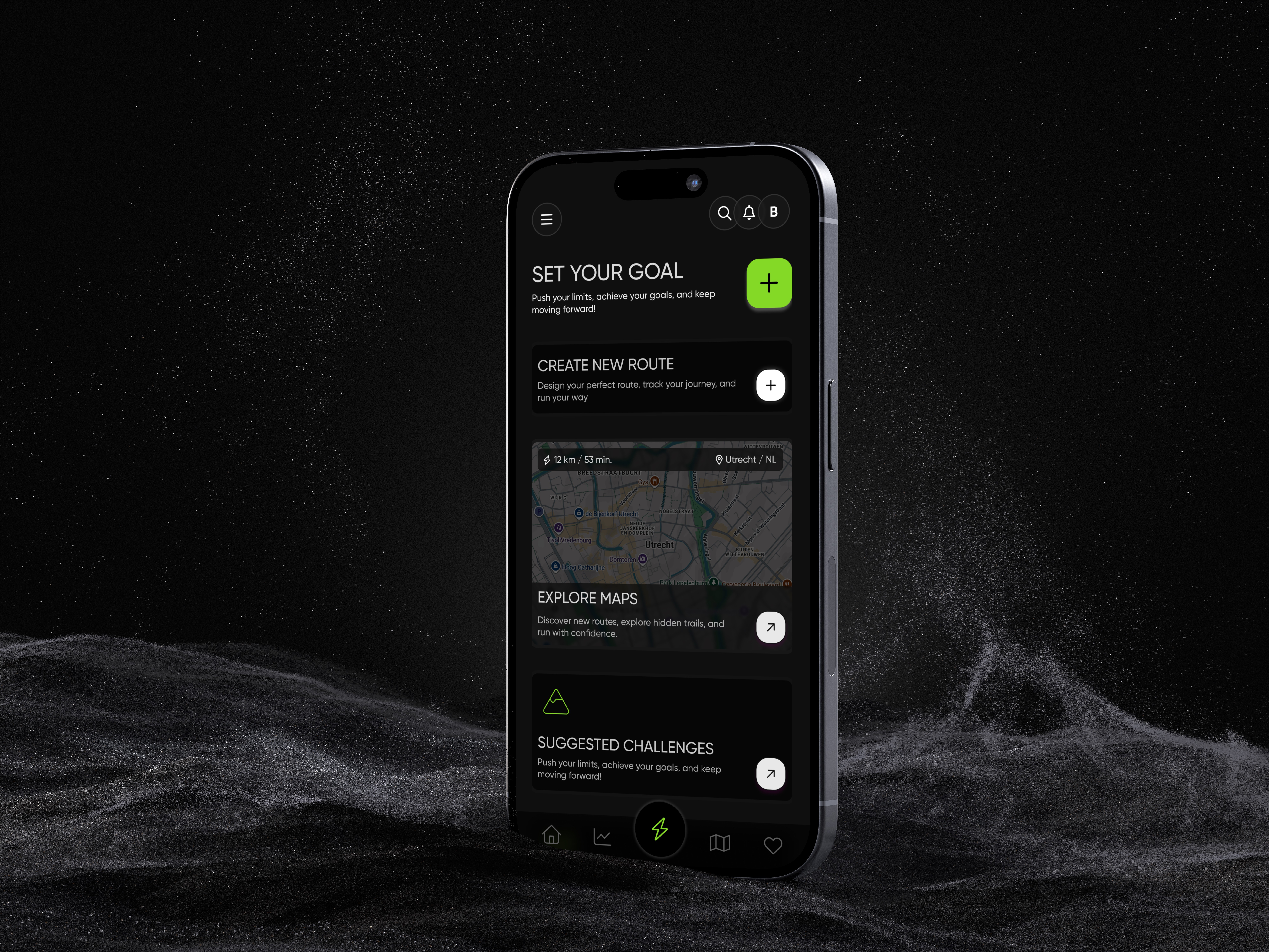 a cell phone on a table