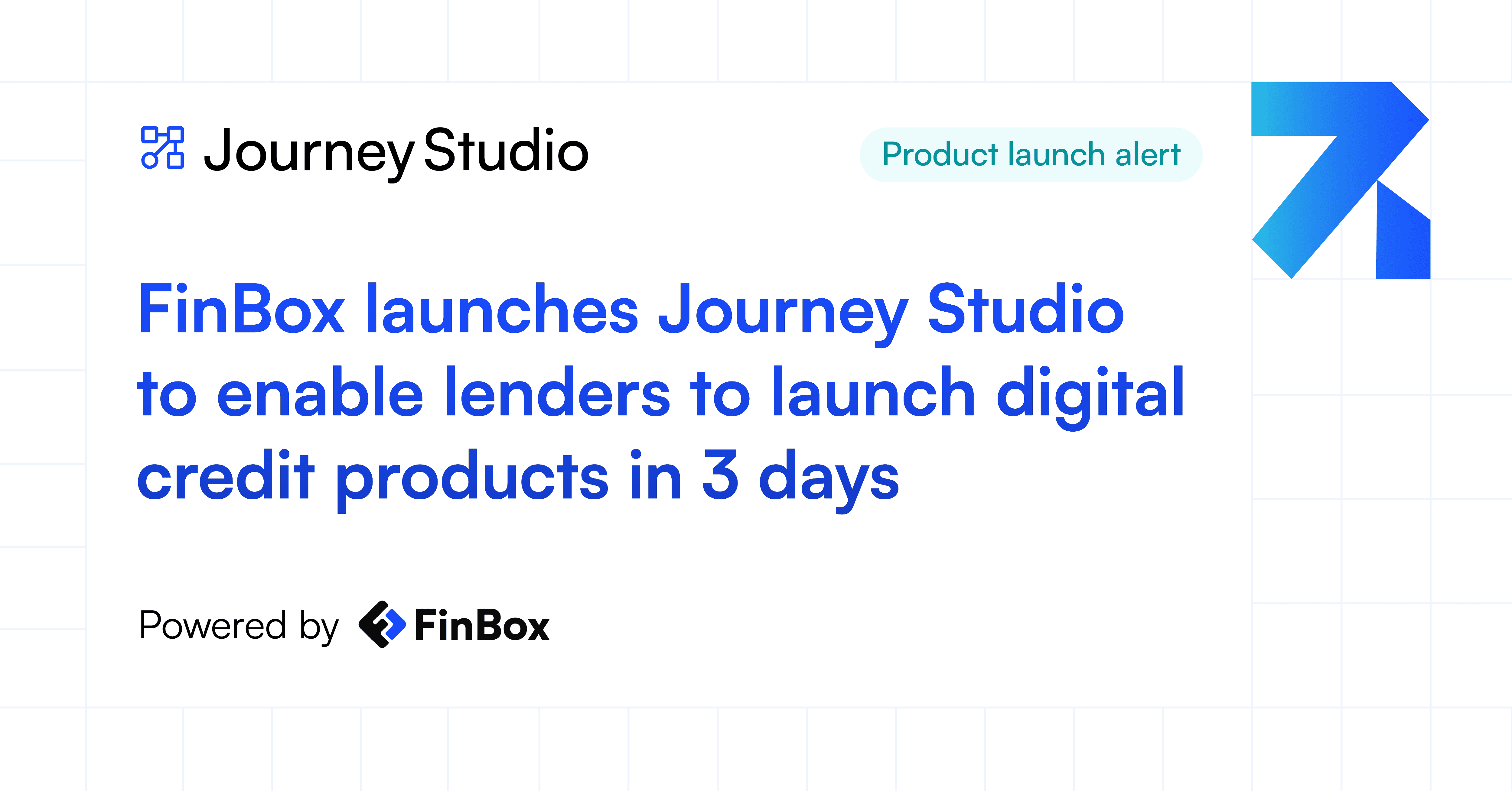 FinBox launches Journey Studio to enable lenders to launch  digital credit  products in 3 days