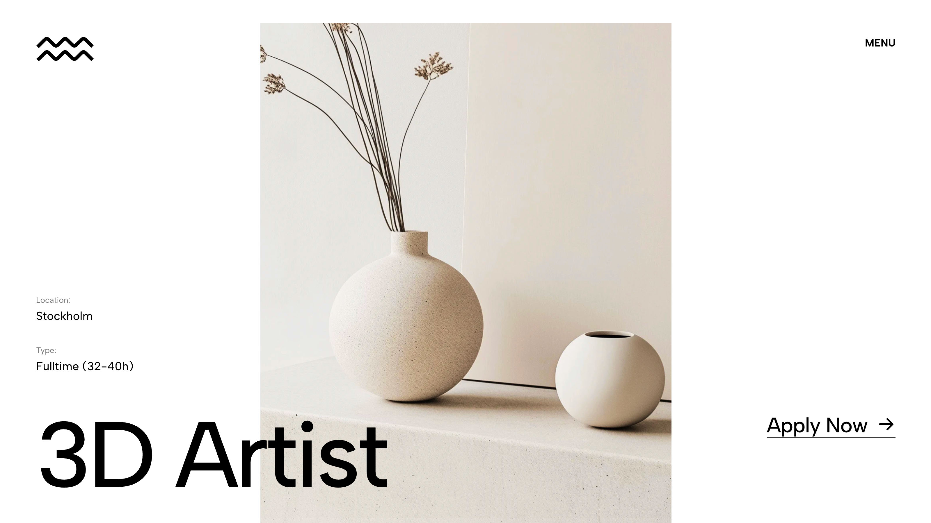 Nordå website template for architecture firms