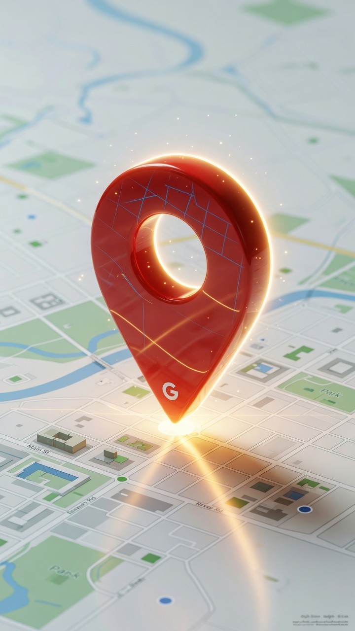 A woman in a teal dress sits in a dimly lit room, focused on her smartphone. A laptop and notepad are on the glass table, suggesting a working environment.