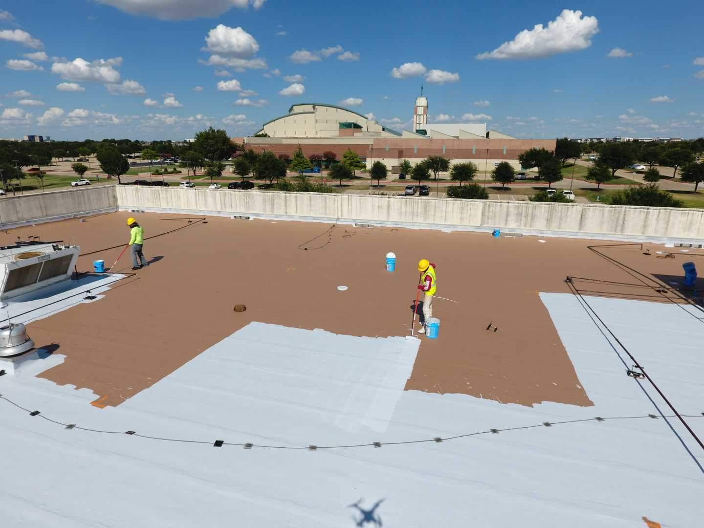 Acrylic Roof Coating Process Dallas TX
