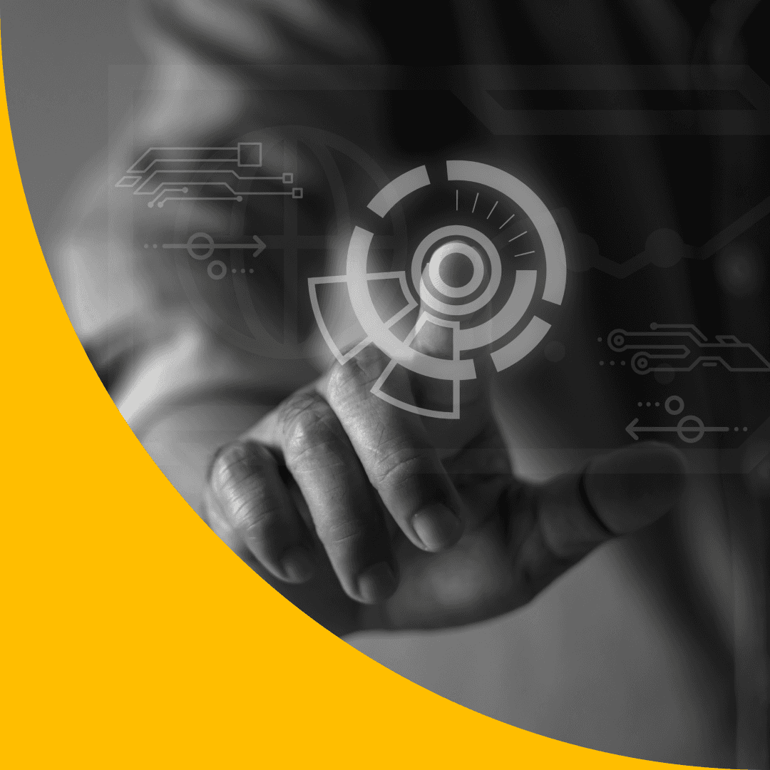 Image of person trying software