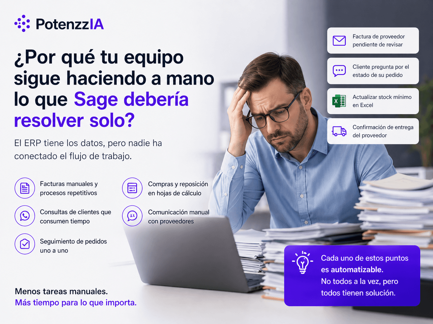 automatizacion procesos ia con sage
