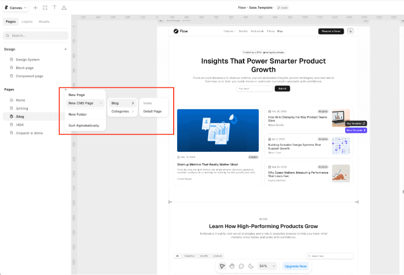 Step 4: Turn Your Template Into a CMS Detail Page