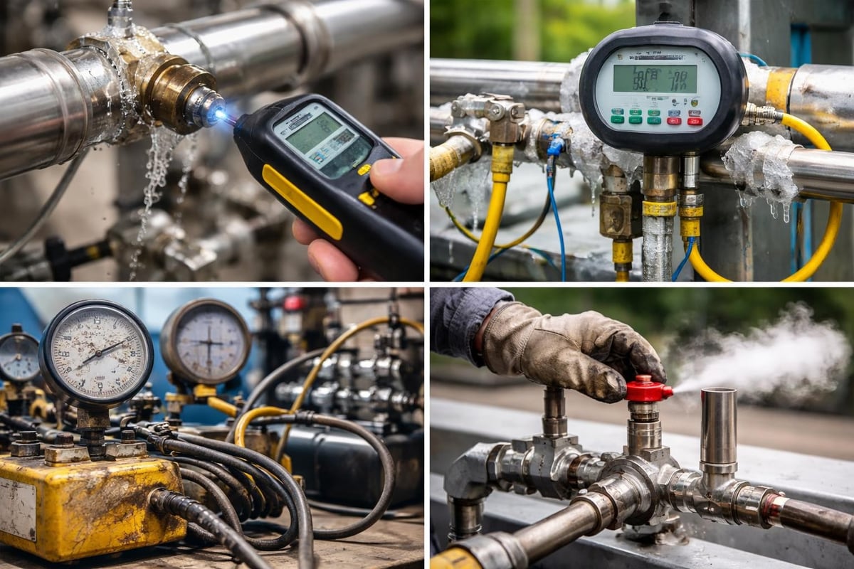 Pressure testing challenges