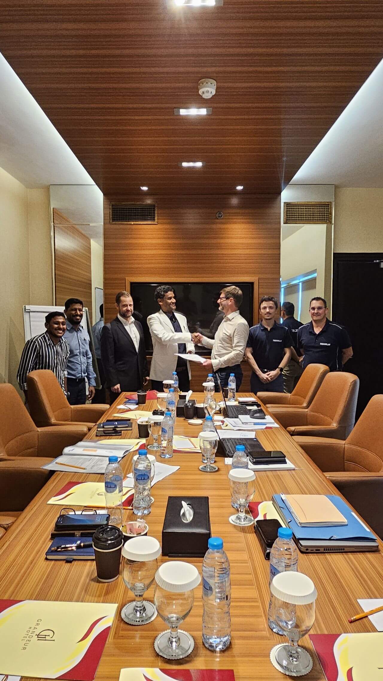 Déjeuner Texelis  aux Émirats Arabes Unis