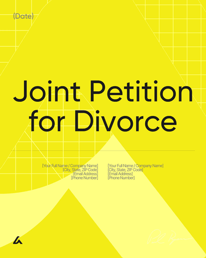 Joint Petition for Divorce