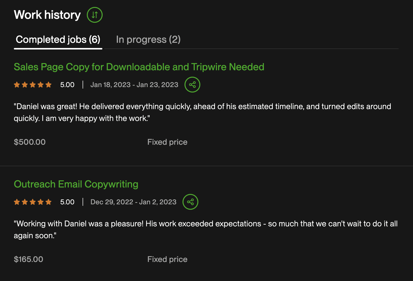 freelance copywriting