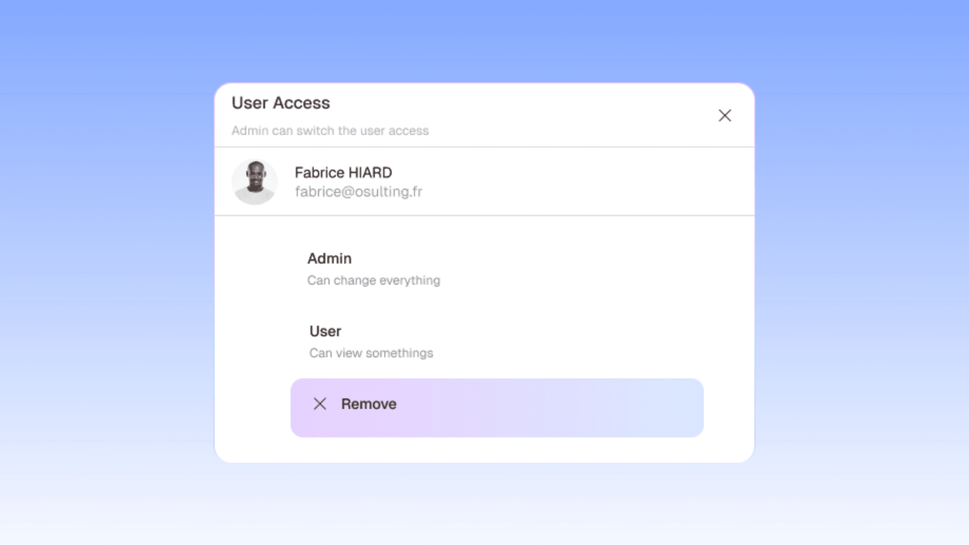 Revoke access in one click