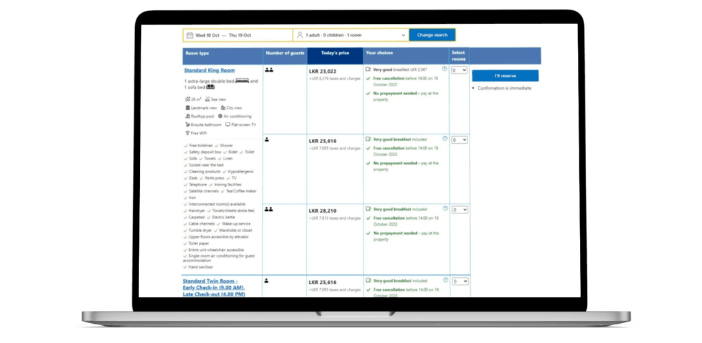 Hotel_display_booking
