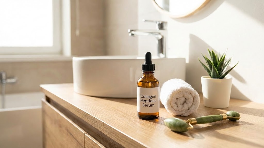 Collagen peptides serum