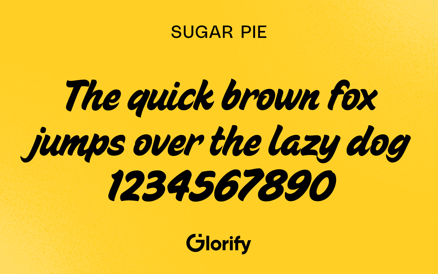 Sugar Pie Cursive font