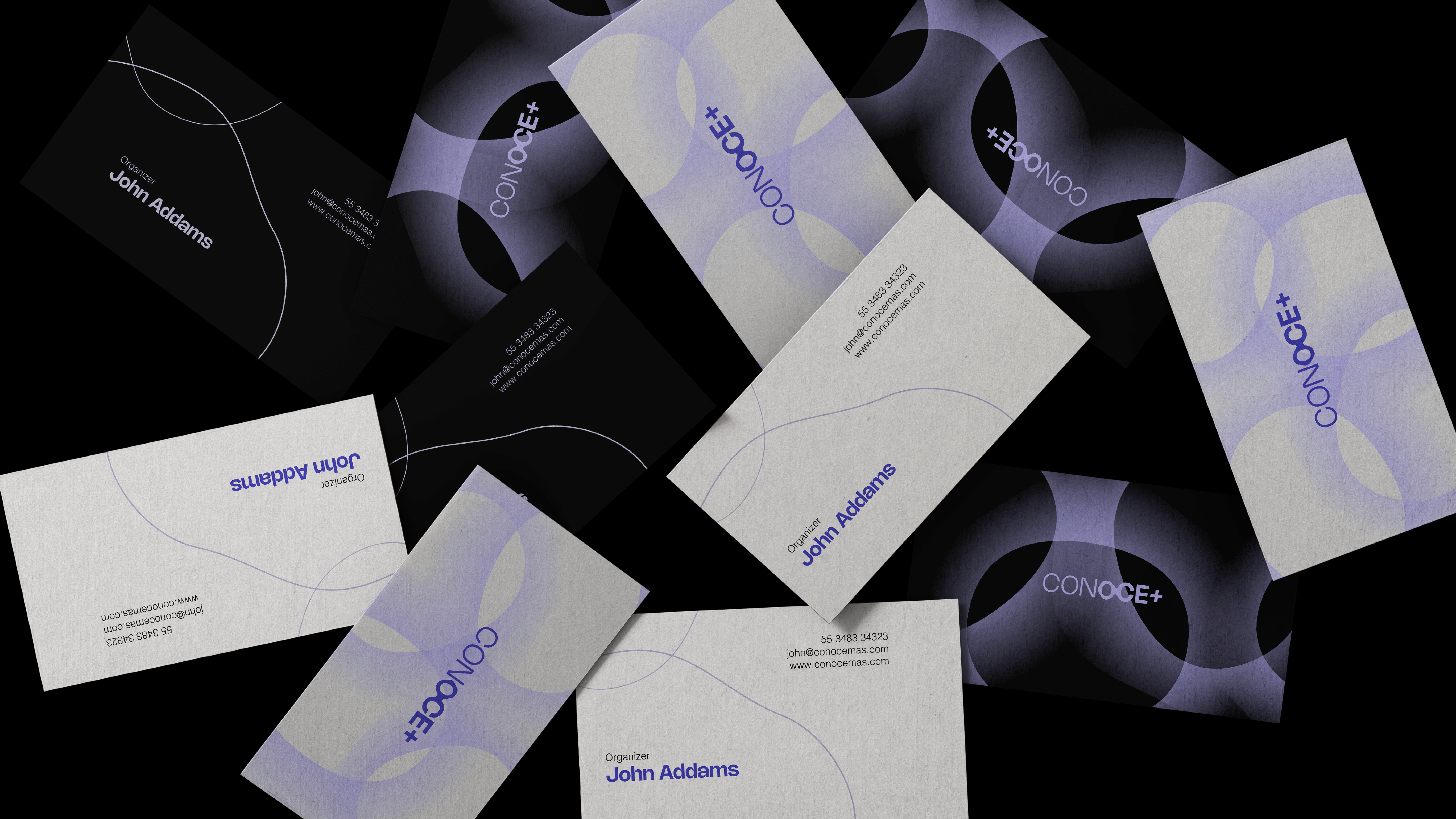 Conoce+ - Branding and visual identity - Business Card