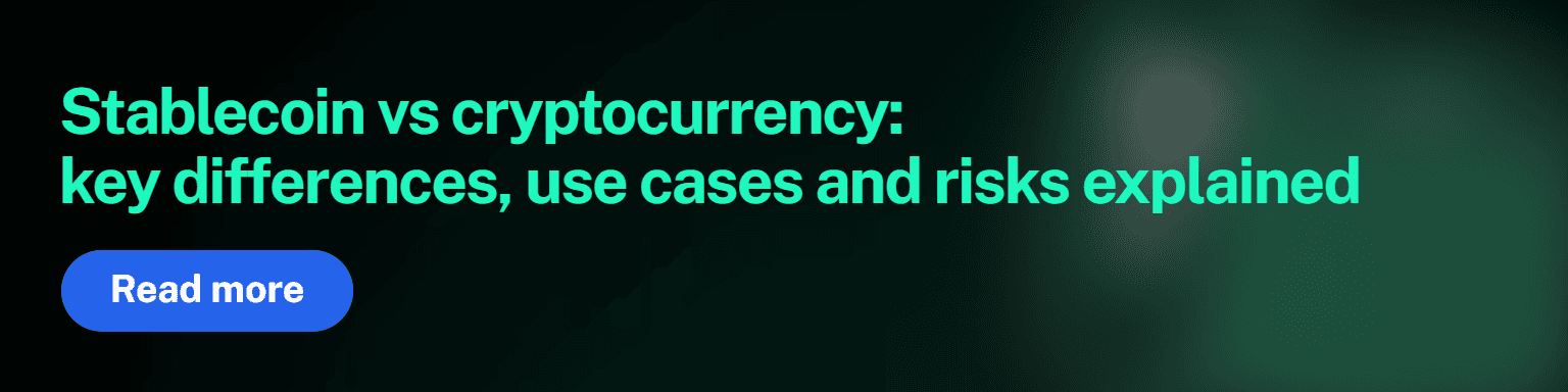 Stablecoin vs cryptocurrency