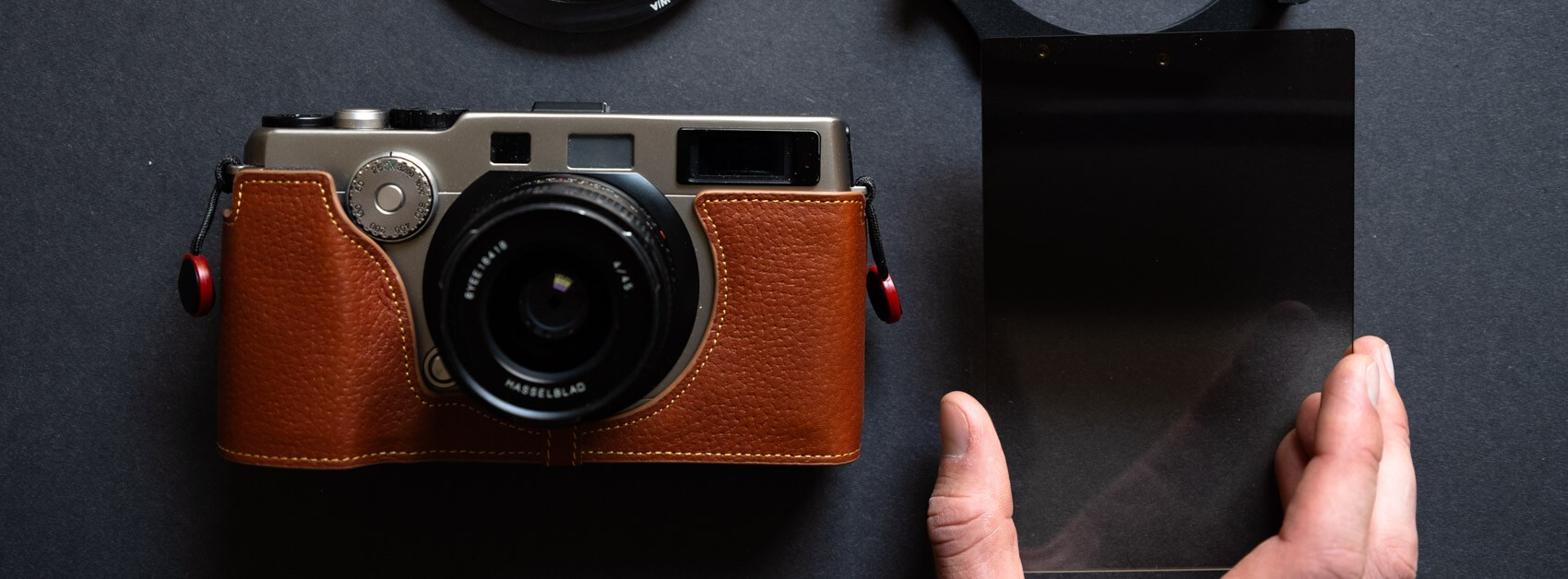 Fuji TX 1 ready for filter assembly with the LEE filters for ND filters photography