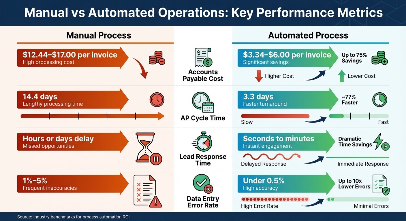 Manual vs Automated Operations: Cost and Performance Comparison