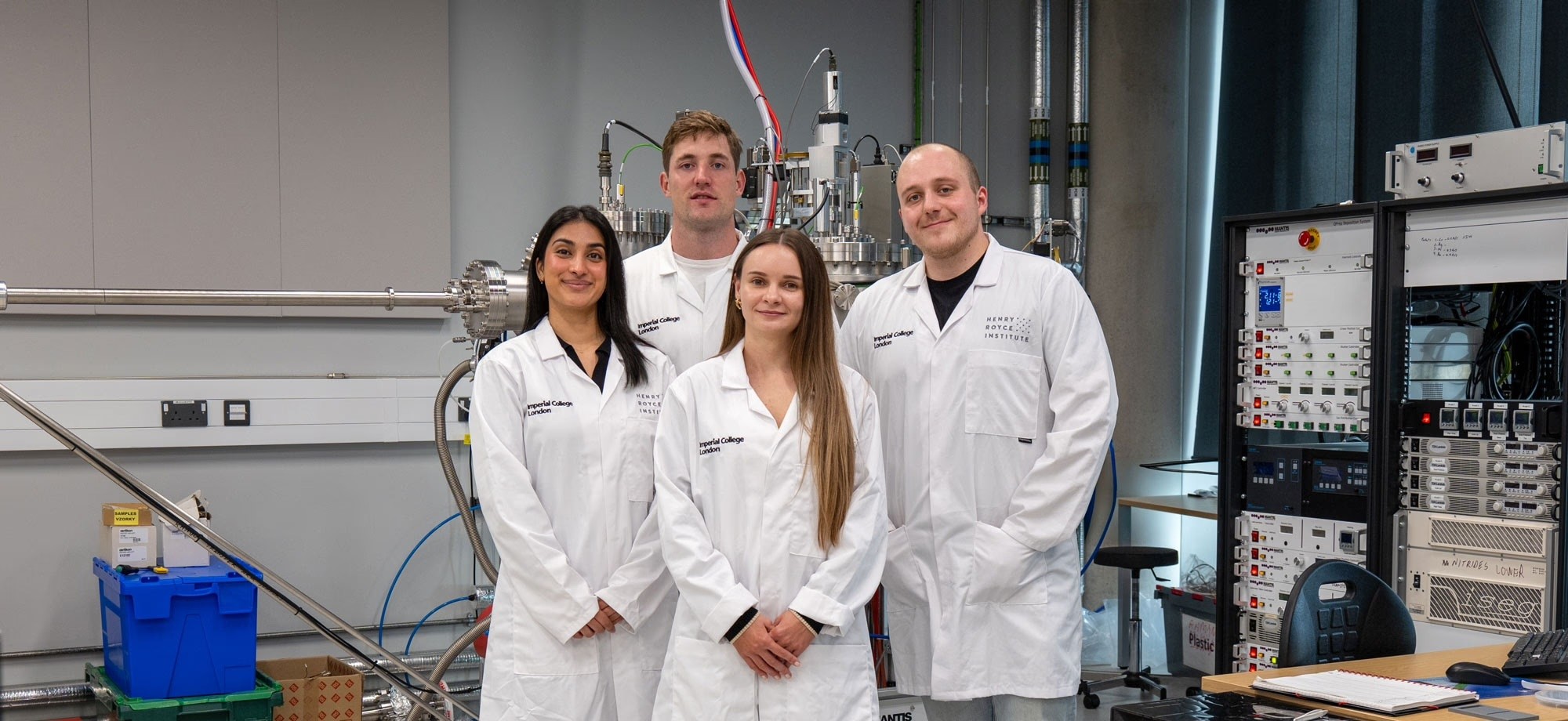 Mater-AI Team Photo in Imperial Lab