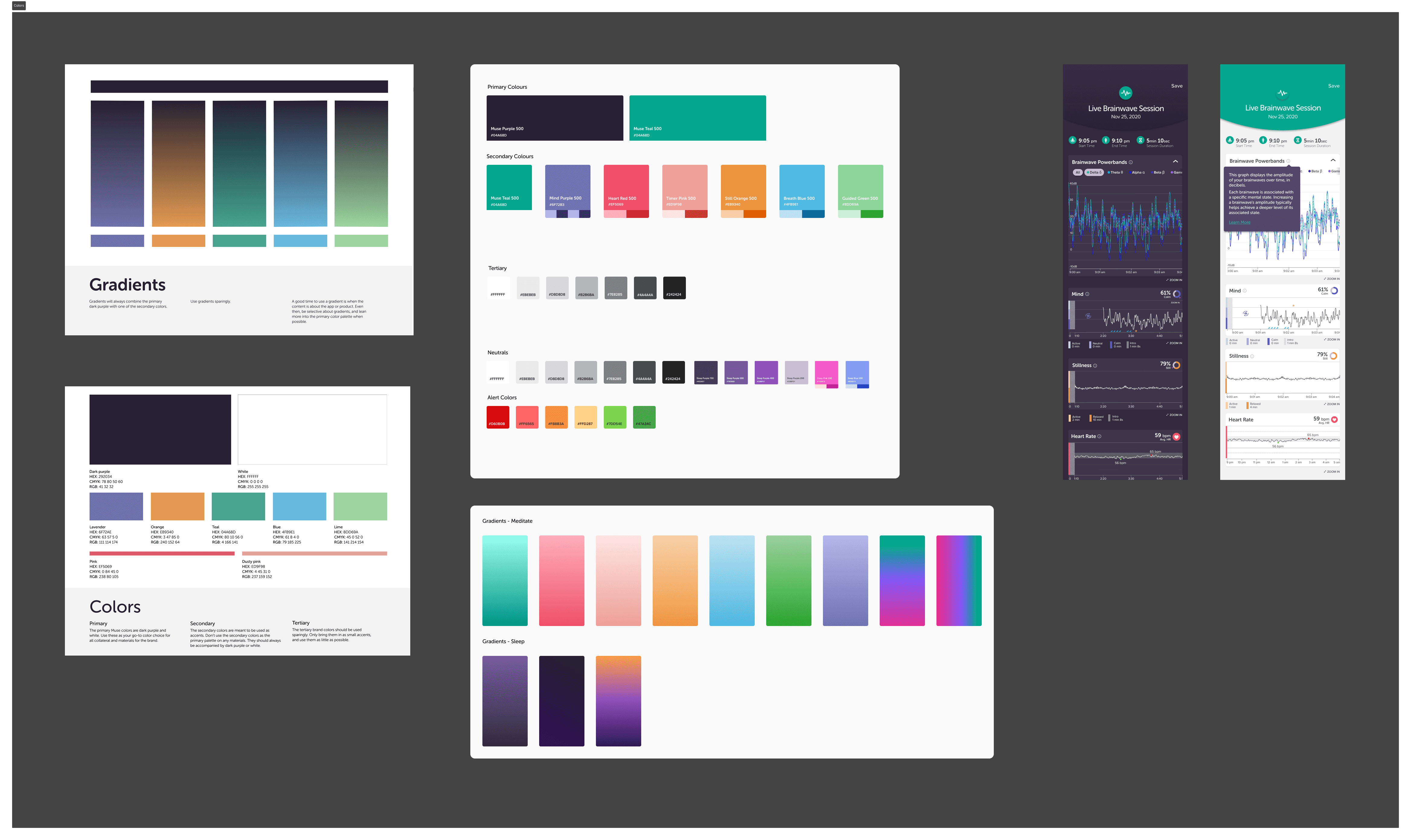 Color tokens for the Muse design system