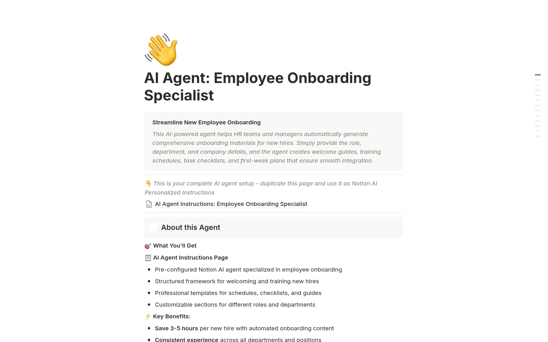 AI Agent Employee Onboarding Screenshot