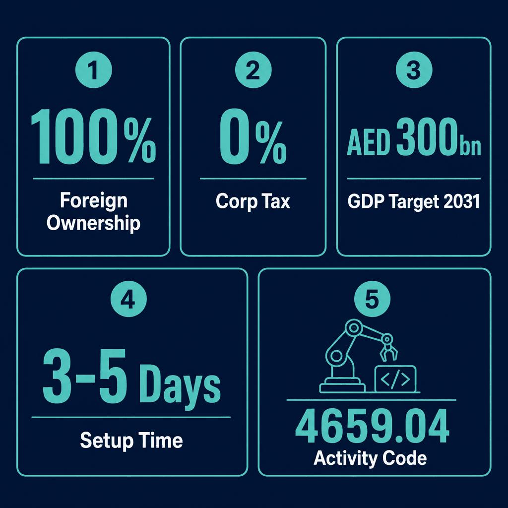 Infographic: Start a Industrial Robots Wholesale Trading Business in Dubai