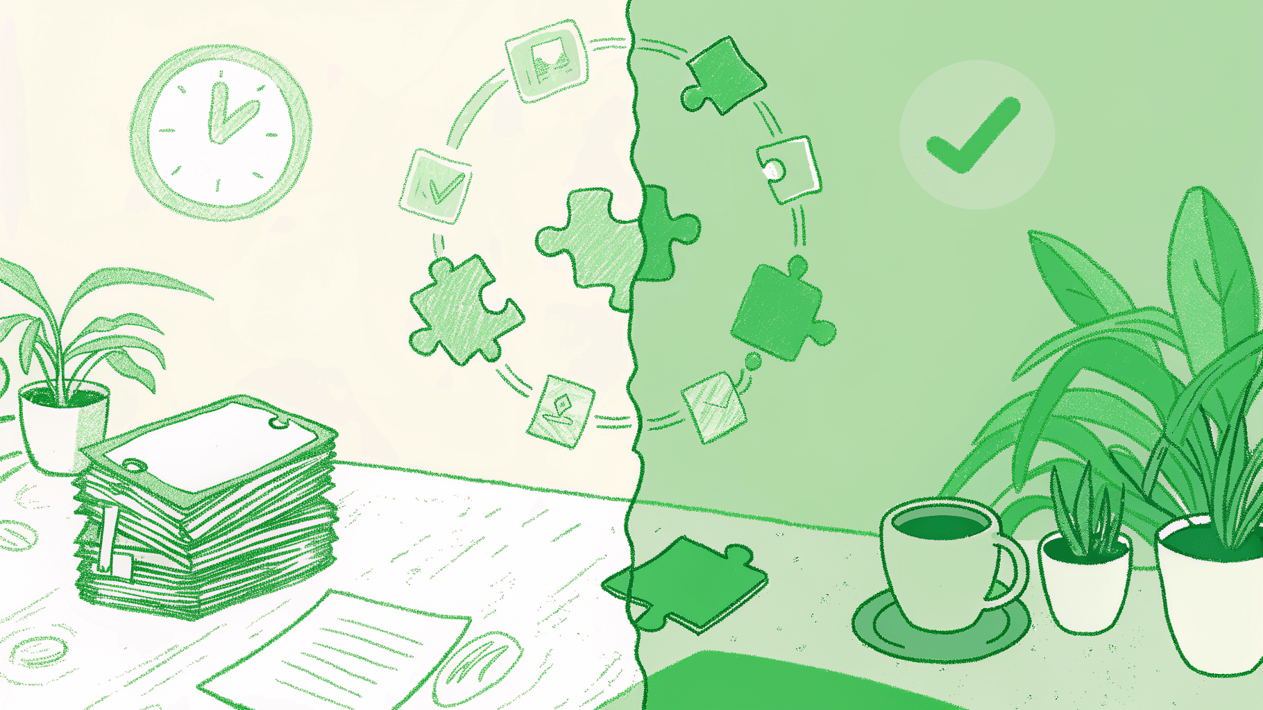 Manual invoice stack replaced by AutoPay closing the billing gap in an agency workflow