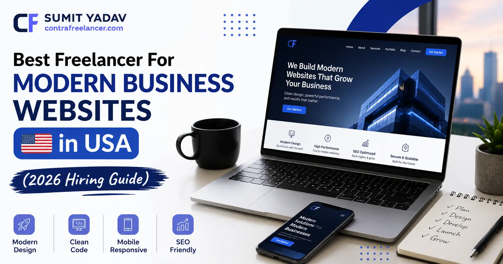 Best Freelancer For Modern Business Websites in USA