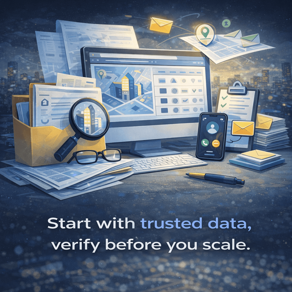 Search, Enrich, And reach out to your real estate clients