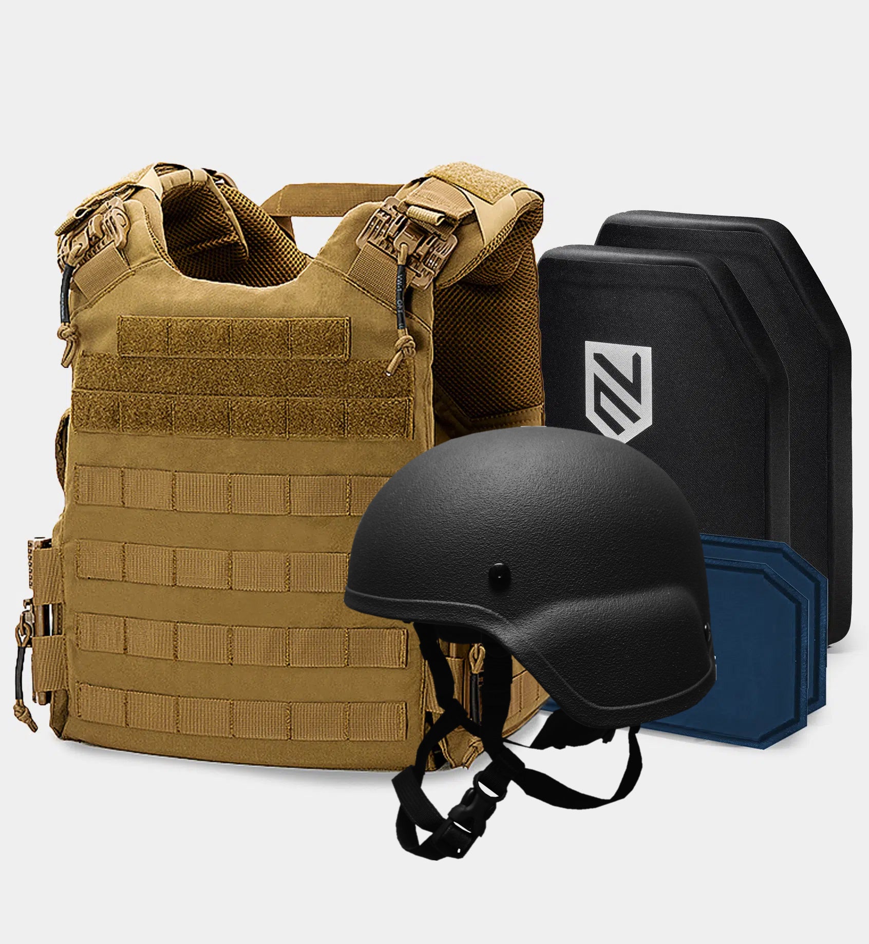 Quadrelease 2.0 Carrier + Armor Plates & Side Armor