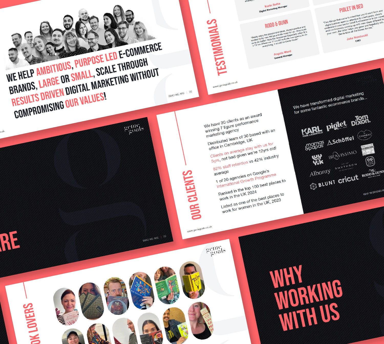 Pitch Deck Folio Genie Goals