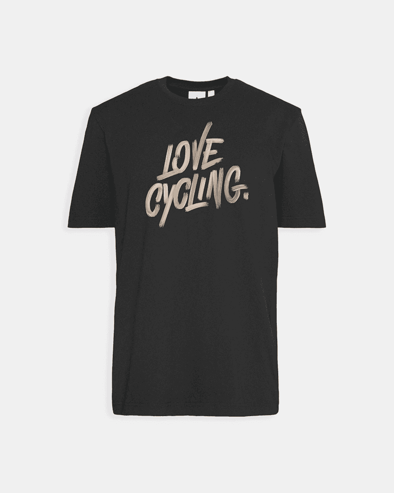 Love Cycling black T-shirt