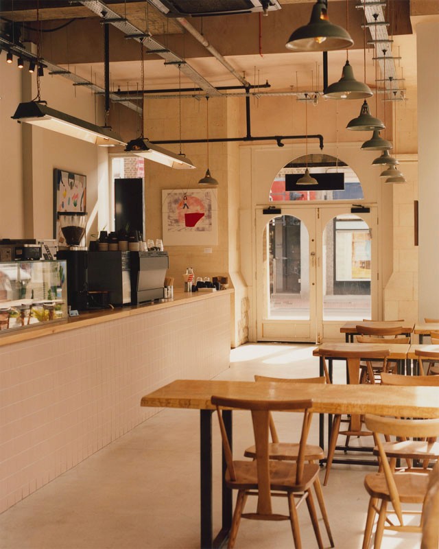 Indoor seatings inside a NKORA Specialty Coffee Shop