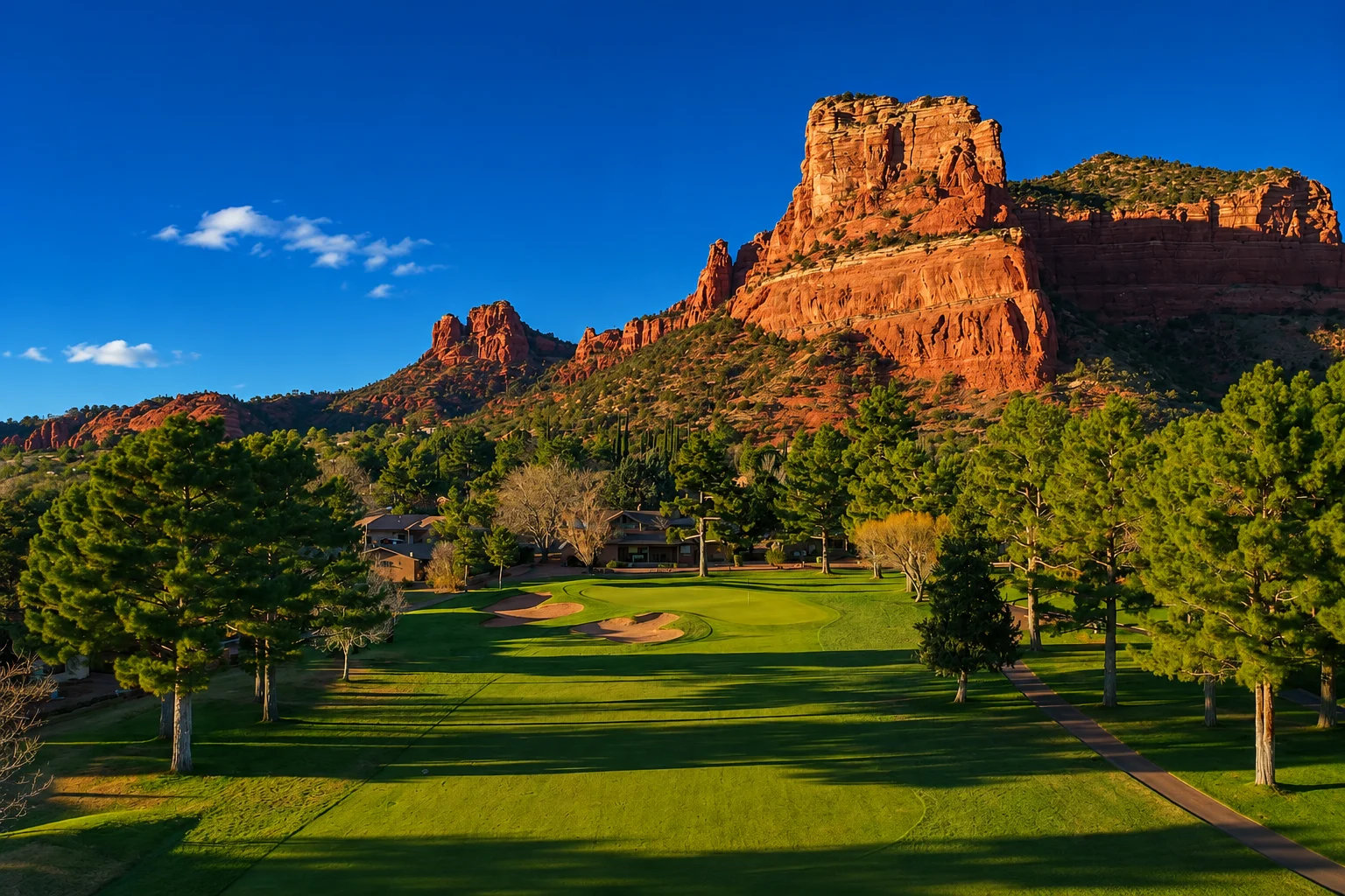 Oakcreek Country Club golf course in Sedona Arizona