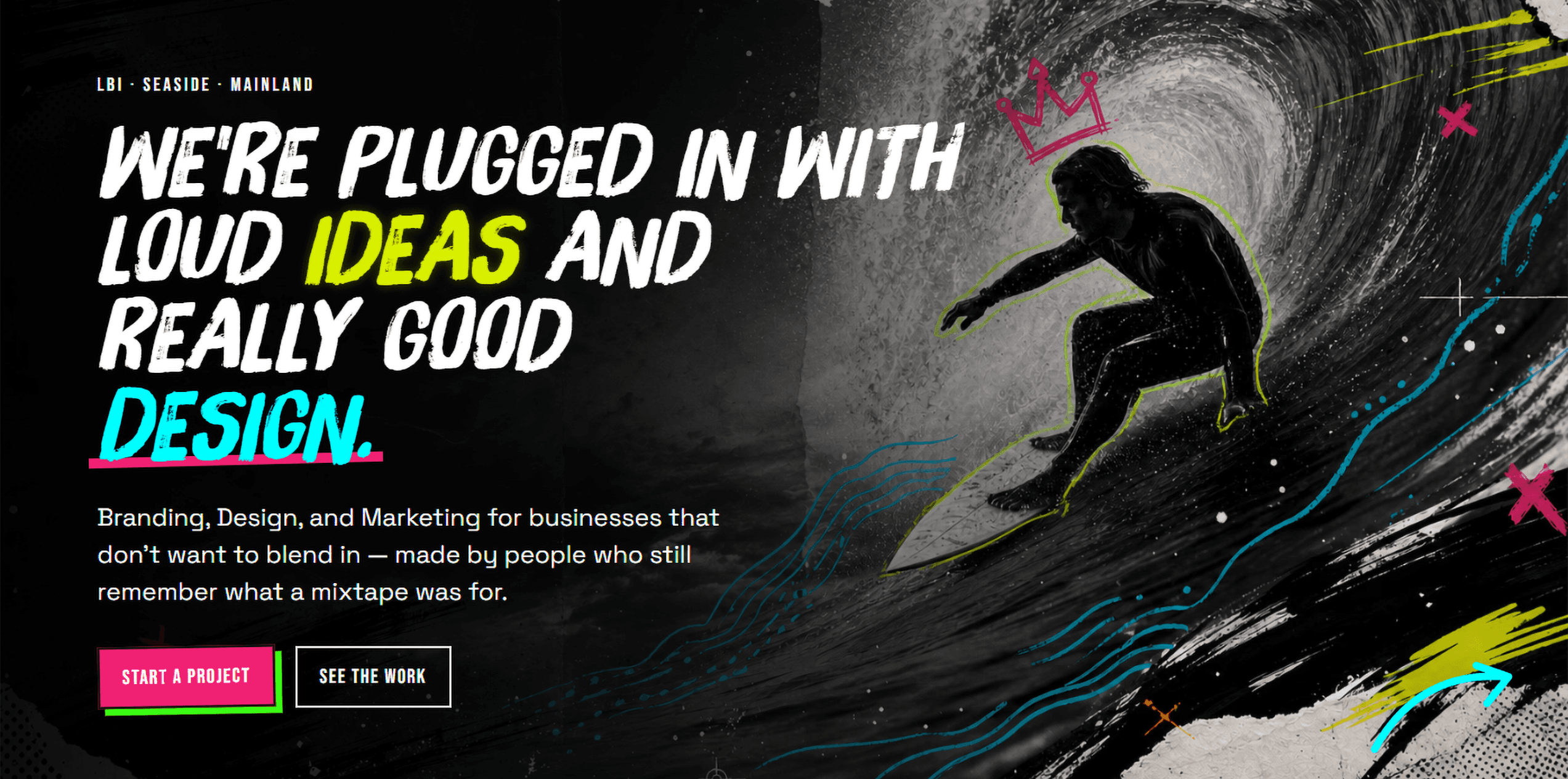 Homepage hero