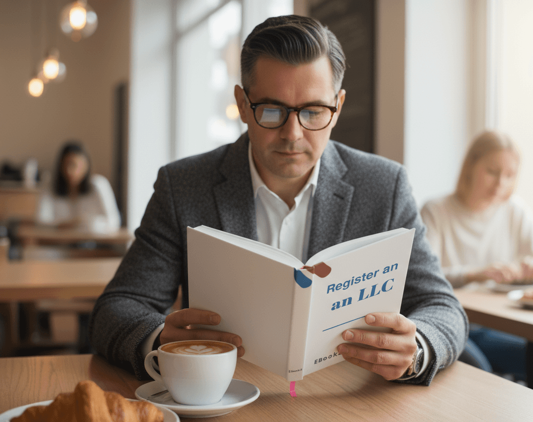 person reading the book