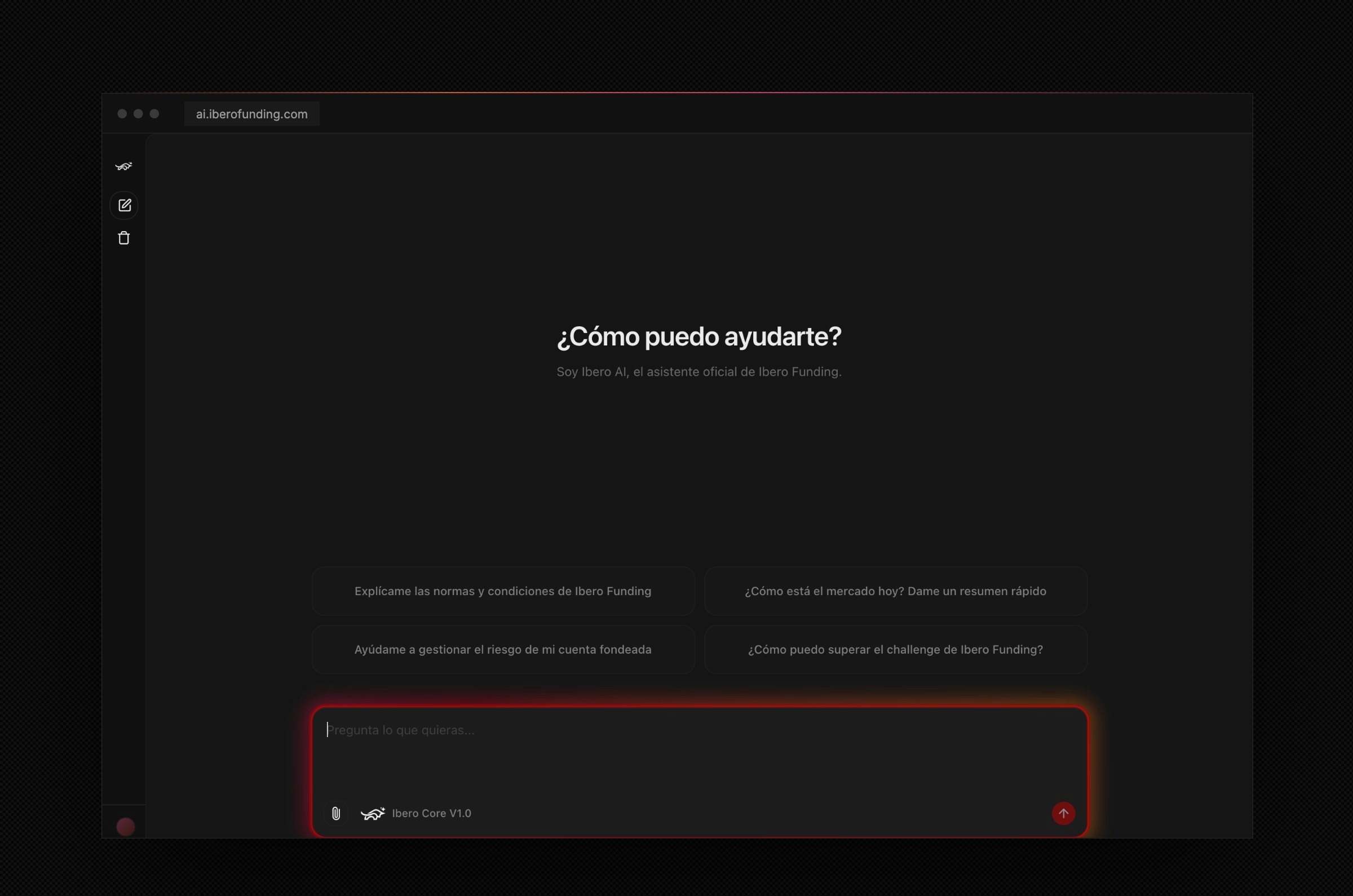 Ibero AI abierto en el navegador