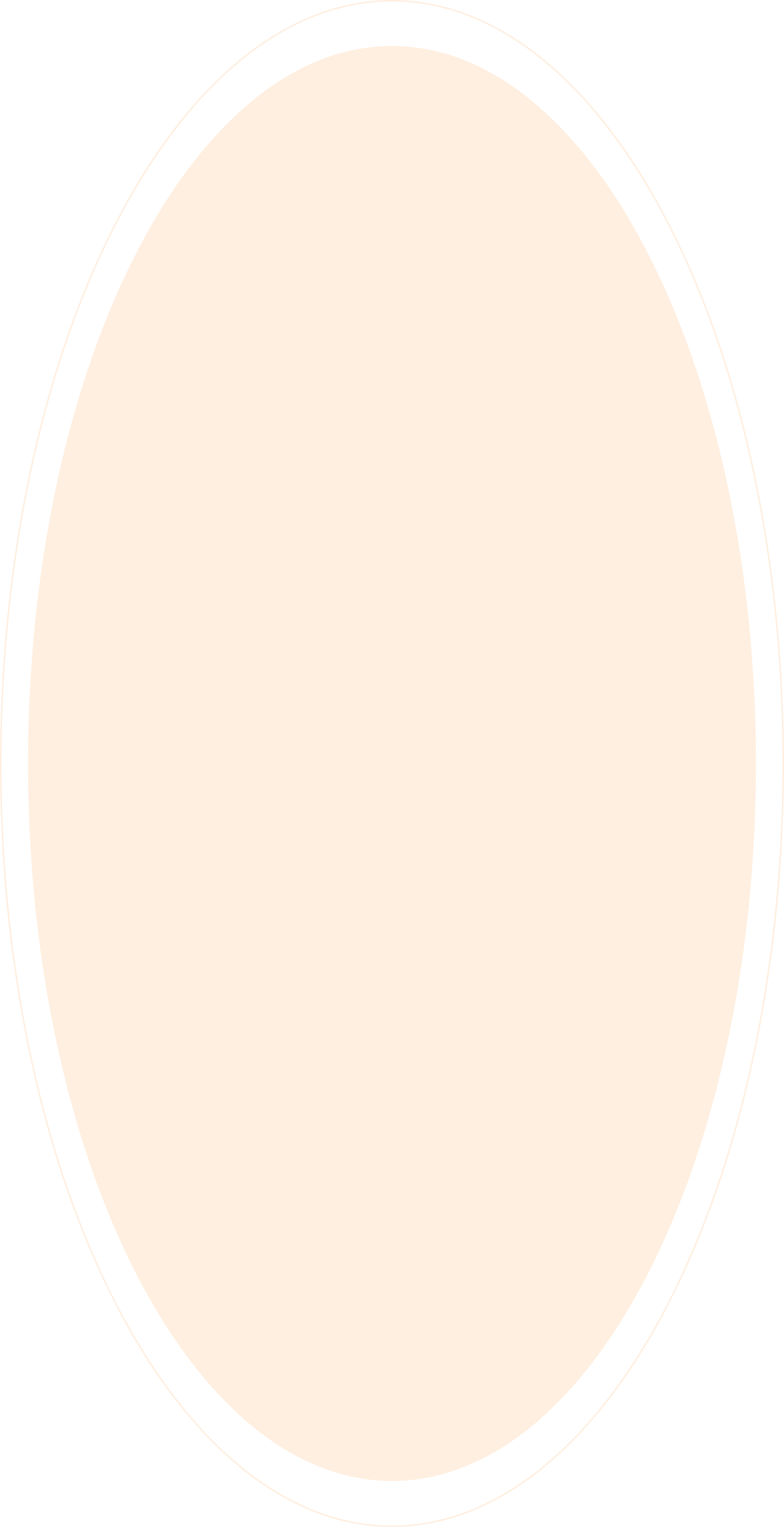 Simple oval frame & decorative border