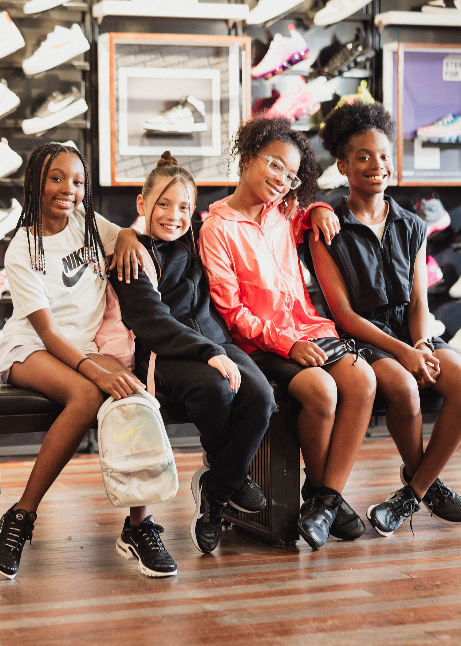 Nike and Foot Locker’s Chicago community campaign features a group of young athletes in-store, showcasing friendship, style, and the next generation of creators.