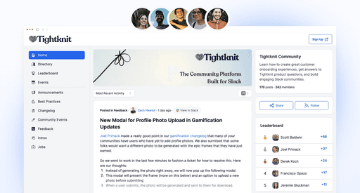 tightknit improves community