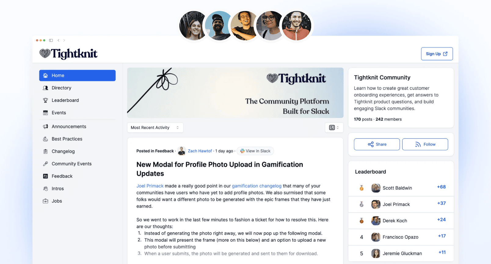 tightknit improves community