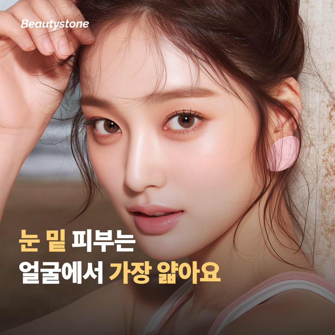 눈 밑이 푹 꺼져 보이는 구조적 이유