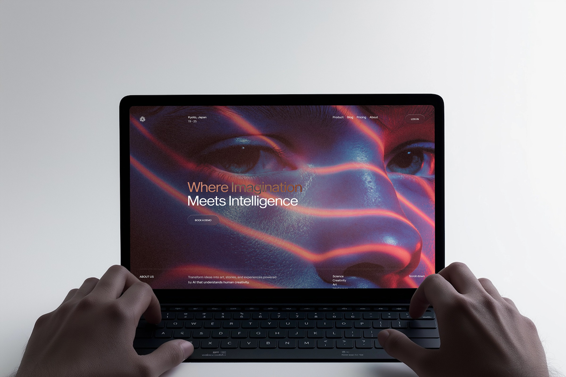 Signalone laptop mockup