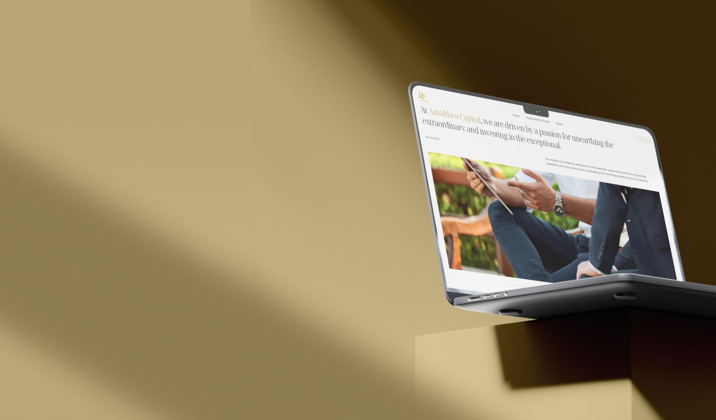 Amalthea Capital Website - Blue Cap Pro