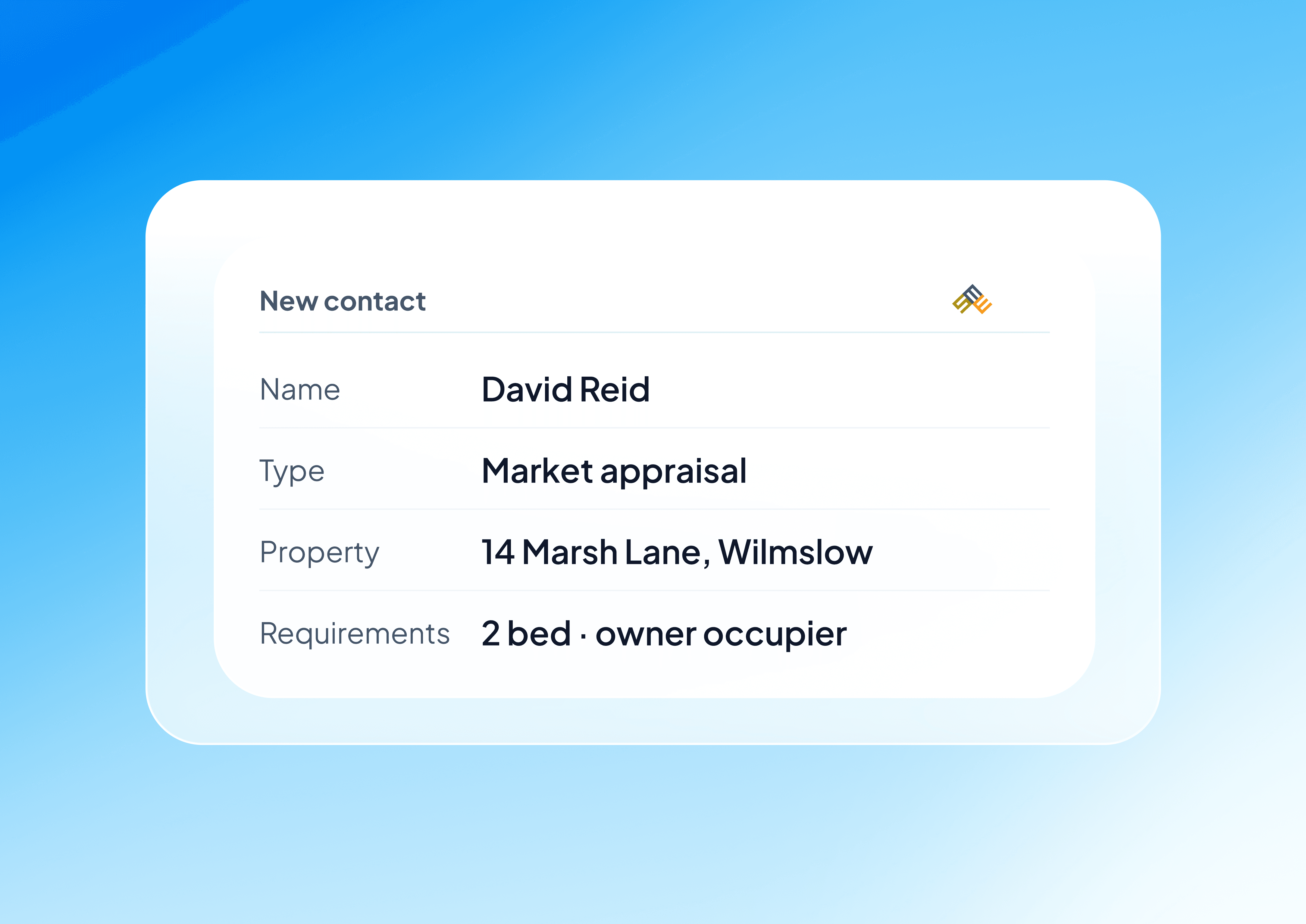 contact card