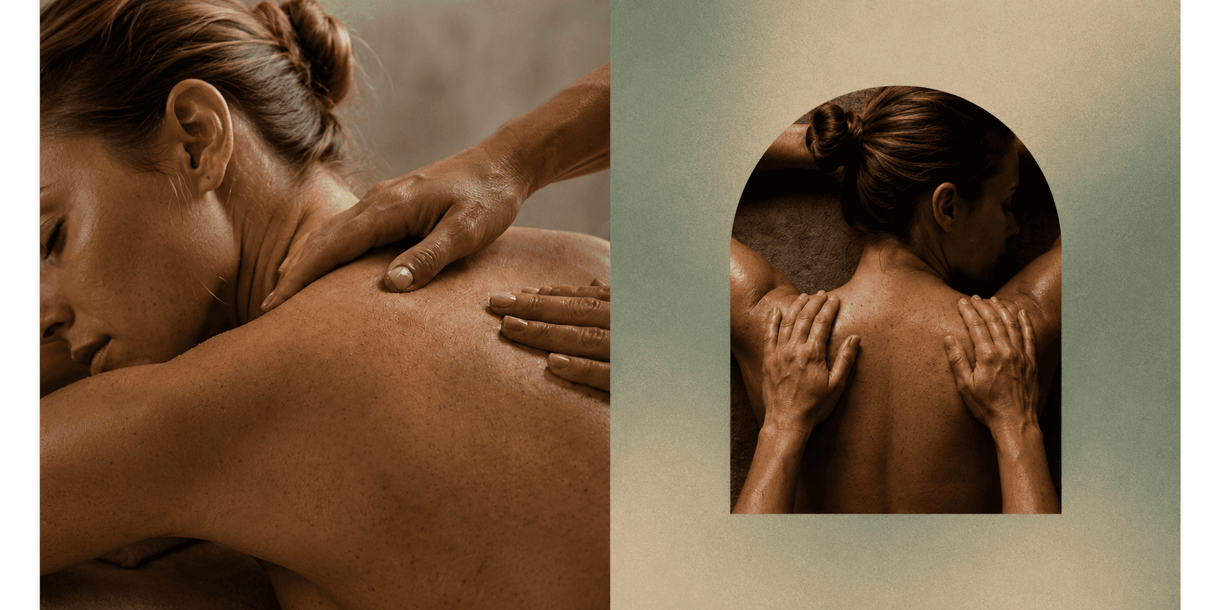 A woman in a spa