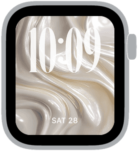 molten pearl Apple Watch face preview 2 featuring abstract, modern, and summer.