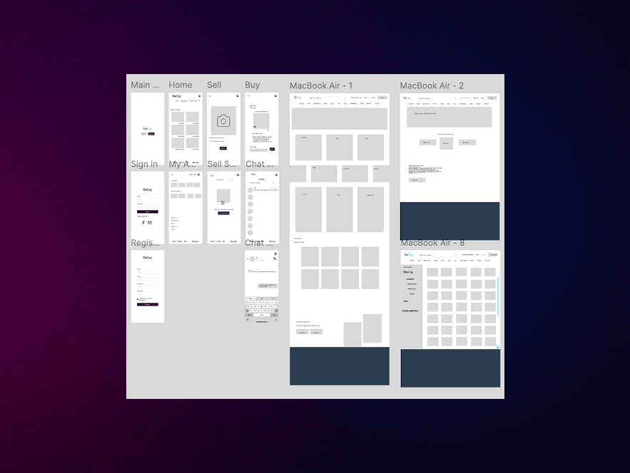 Lo fidelity Design