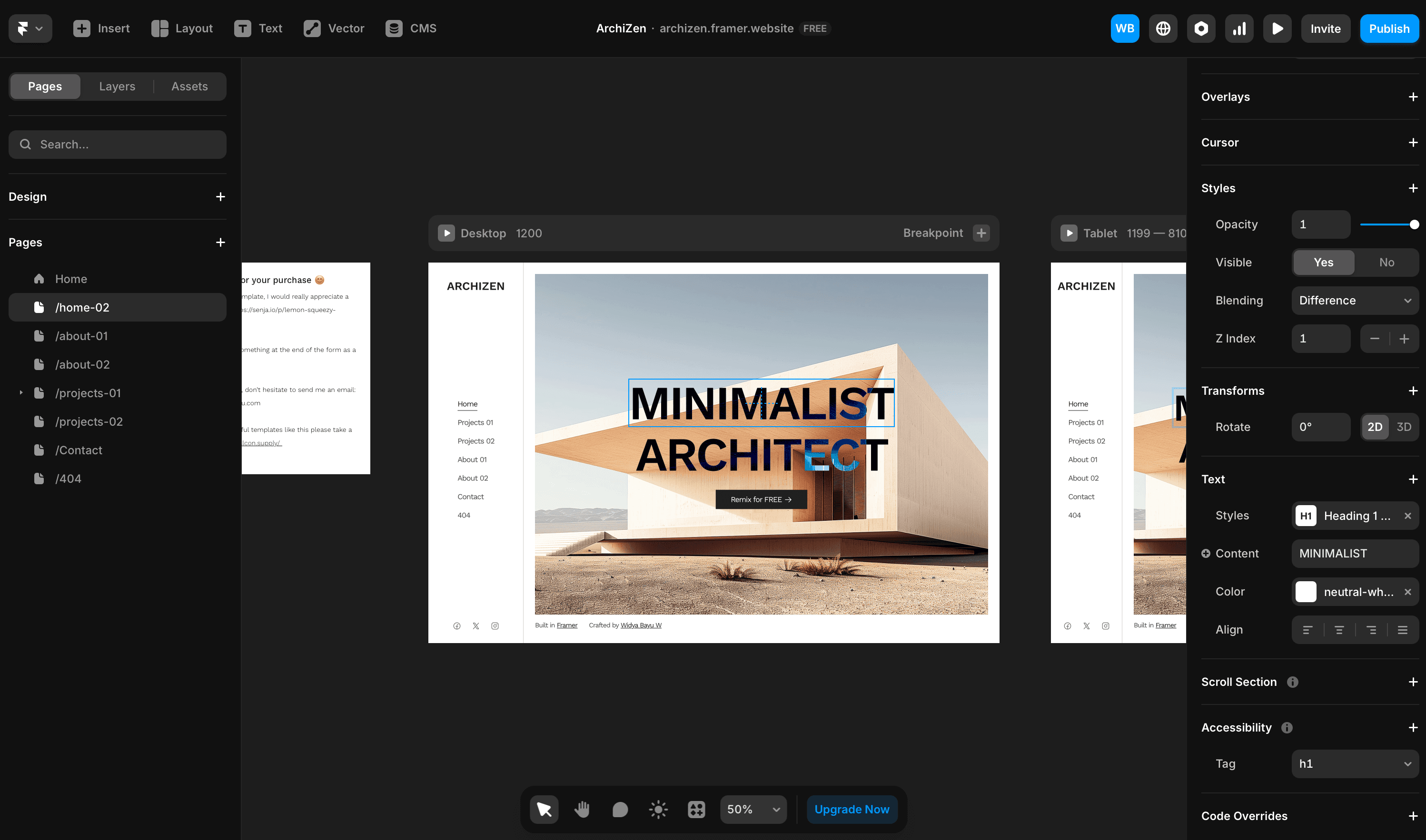 Framer UI
