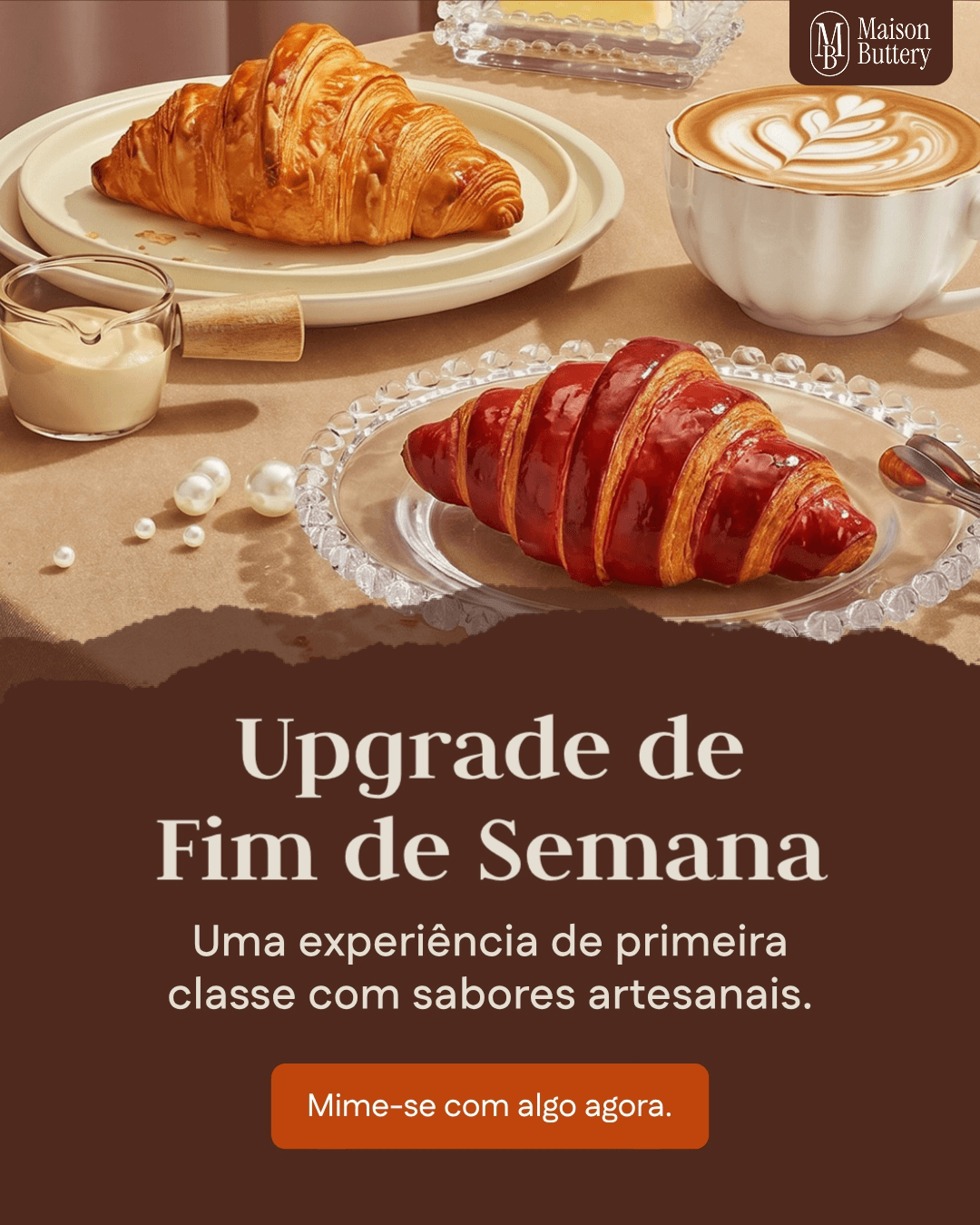 Ad in Portuguese created with Sivi's AI Ad Generator