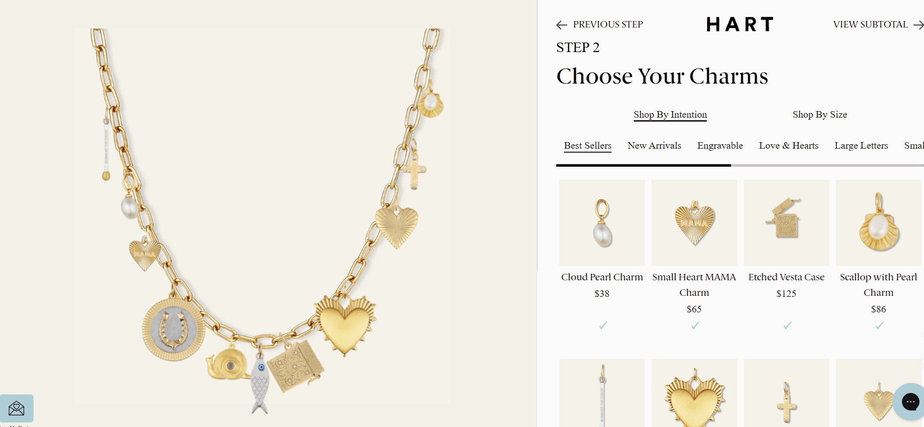 Shophart – Drag-and-Drop Charm Placement